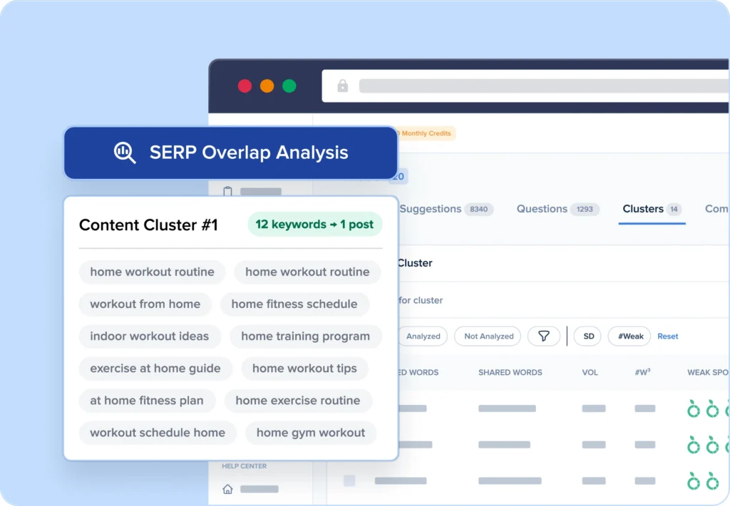 Improve the visibility of your content by targeting and ranking for multiple keywords.